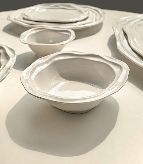 LIVETAI Seraphina French Wave Exquisite Ceramic Tableware from LIVETAI