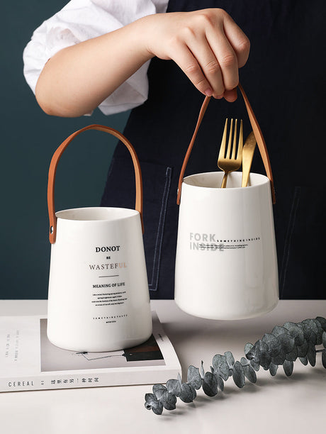 LIVETAI Yoshiko Innovative Ceramic Chopsticks Storage Rack from LIVETAI