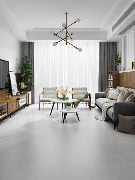 LOFTWELL Alhambra Modern Gray Soft Cement Floor Tile from LOFTWELL