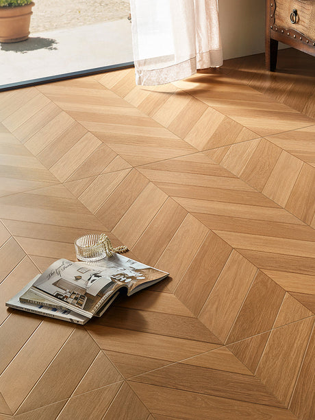 LOFTWELL Amara Softlight Velvet Grain Wood Tile from LOFTWELL