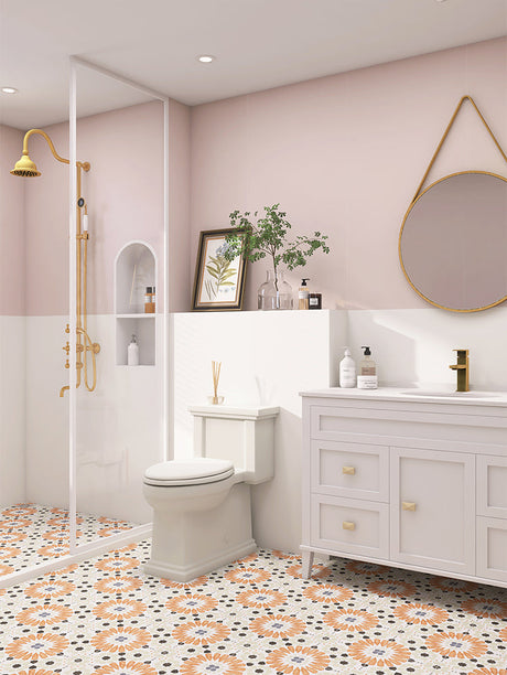 LOFTWELL Amelie Softlight Velvet Solid Color Morandi Tile from LOFTWELL