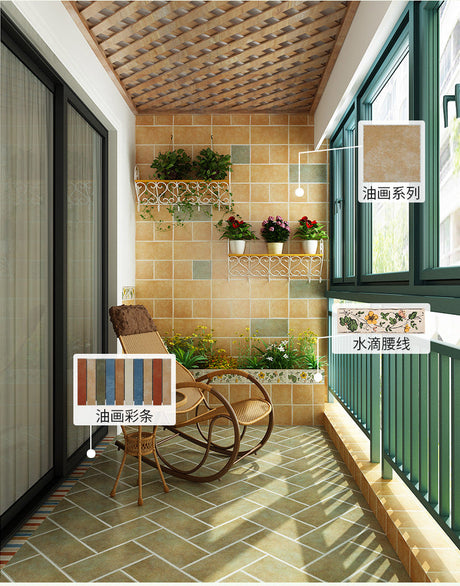 LOFTWELL Isadora Vintage Aesthetic Kitchen Tile from LOFTWELL