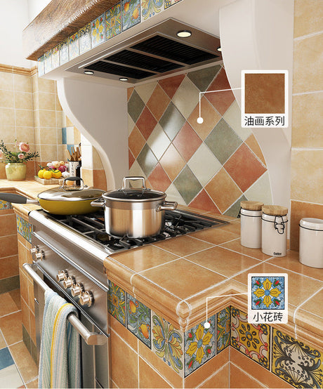 LOFTWELL Isadora Vintage Aesthetic Kitchen Tile from LOFTWELL