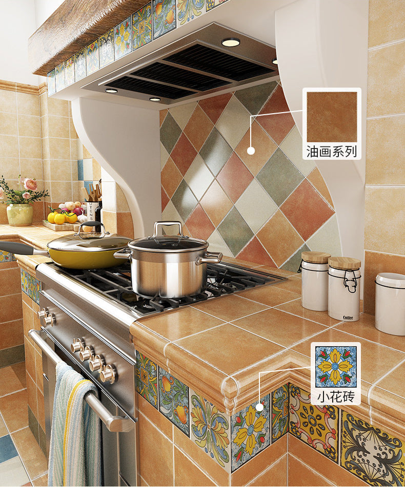 LOFTWELL Isadora Vintage Aesthetic Kitchen Tile from LOFTWELL