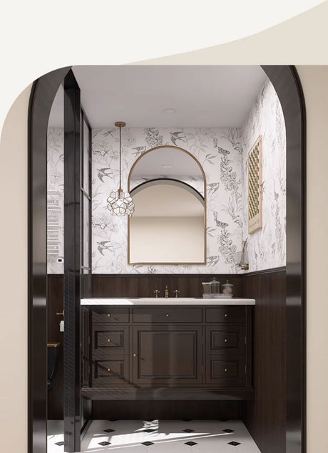 LOFTWELL Isolde Luxe Soft Velvet Wood Grain Tiles from LOFTWELL