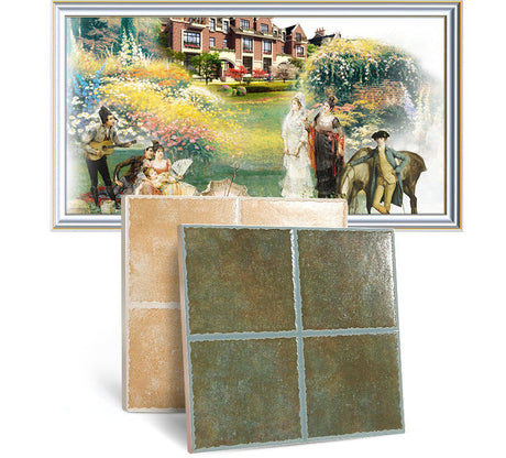 LOFTWELL Marcellus Vintage Textured Kitchen Tiles from LOFTWELL
