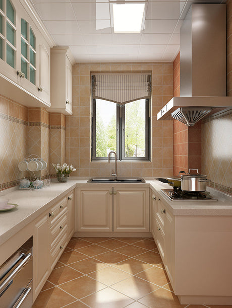 LOFTWELL Marcellus Vintage Textured Kitchen Tiles from LOFTWELL