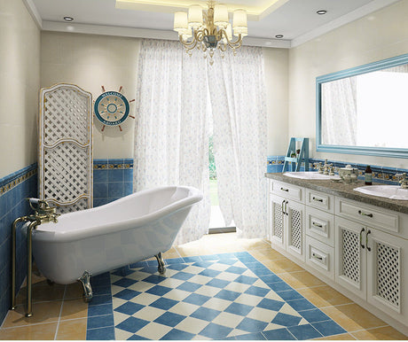 LOFTWELL Marcellus Vintage Textured Kitchen Tiles from LOFTWELL