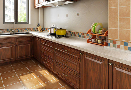 LOFTWELL Marcellus Vintage Textured Kitchen Tiles from LOFTWELL