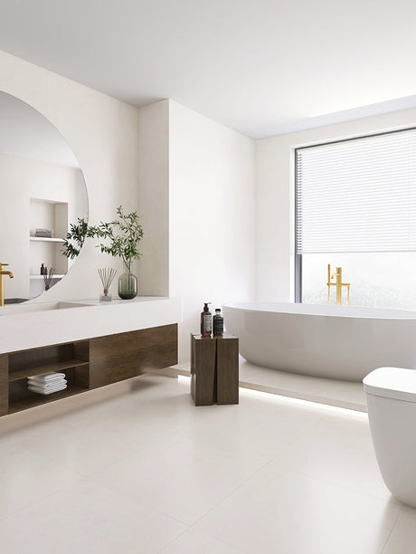 LOFTWELL Santiago Luxurious Soft-Light Velvet Microcement Tile from LOFTWELL
