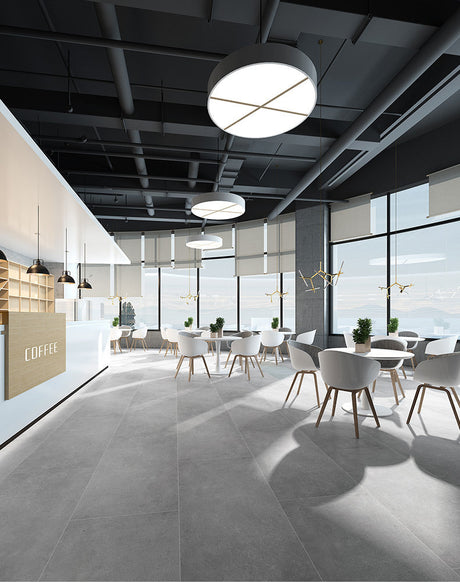 LOFTWELL Saramour Minimalist Soft Light Tile - 600x1200 Non-slip Flooring from LOFTWELL