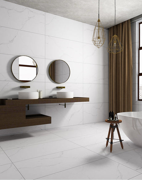 LOFTWELL Saramour Minimalist Soft Light Tile - 600x1200 Non-slip Flooring from LOFTWELL