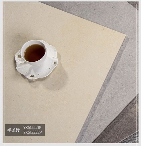 LOFTWELL Saramour Minimalist Soft Light Tile - 600x1200 Non-slip Flooring from LOFTWELL