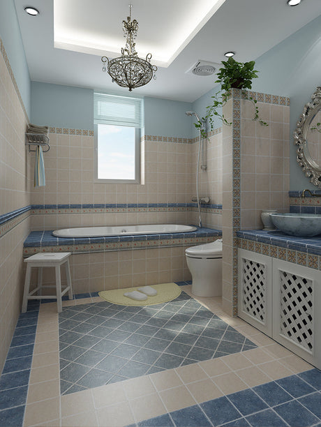 LOFTWELL Serafina Antique Mediterranean Anti-Slip Tile from LOFTWELL