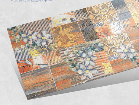 LOFTWELL Zephyra Vintage Moroccan Tiles Kitchen Wall Decor from LOFTWELL