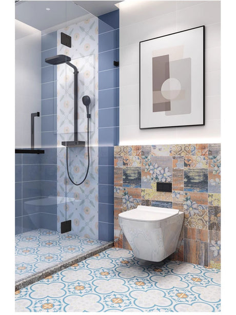 LOFTWELL Zephyra Vintage Moroccan Tiles Kitchen Wall Decor from LOFTWELL