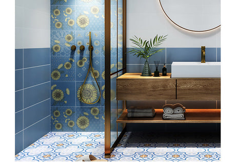 LOFTWELL Zephyra Vintage Moroccan Tiles Kitchen Wall Decor from LOFTWELL