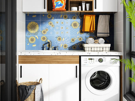 LOFTWELL Zephyra Vintage Moroccan Tiles Kitchen Wall Decor from LOFTWELL