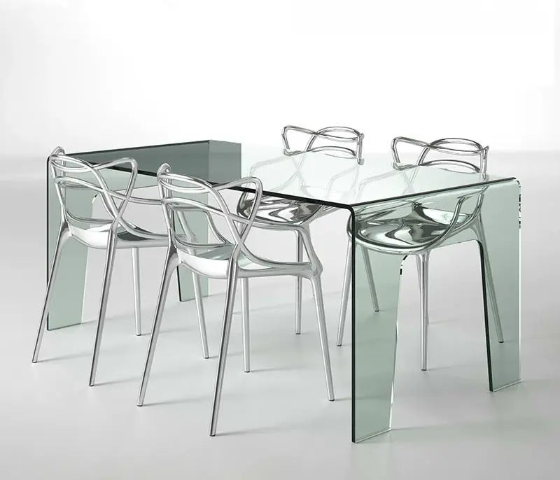 MAGICIANS HOUSE Alhambra Sleek Transparent Dining Chair from MAGICIANS HOUSE