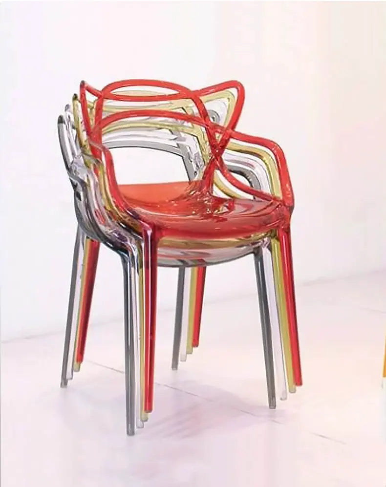 MAGICIANS HOUSE Alhambra Sleek Transparent Dining Chair from MAGICIANS HOUSE