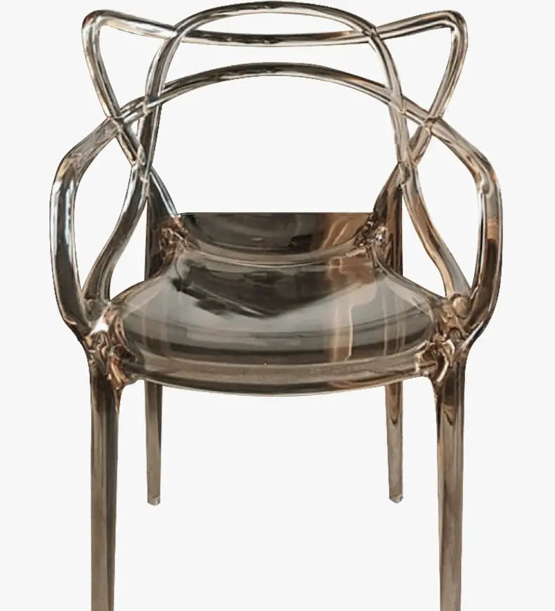 MAGICIANS HOUSE Alhambra Sleek Transparent Dining Chair from MAGICIANS HOUSE