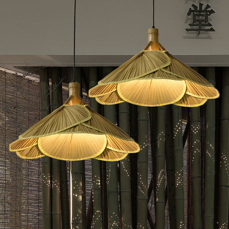 MAILANG Dastaan Retro Bamboo Ceiling Lamp from MAILANG
