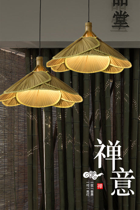 MAILANG Dastaan Retro Bamboo Ceiling Lamp from MAILANG