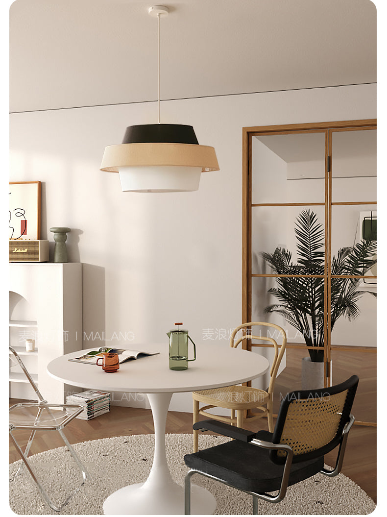 MAILANG Haruka Elegant Fabric Pendant Ceiling Lamp from MAILANG