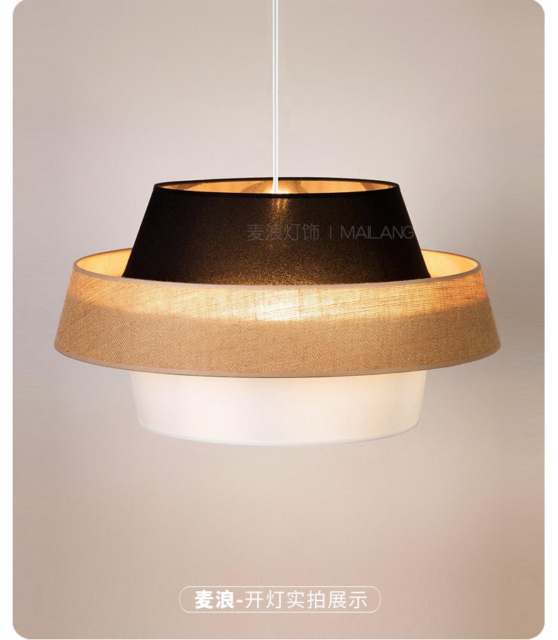 MAILANG Haruka Elegant Fabric Pendant Ceiling Lamp from MAILANG