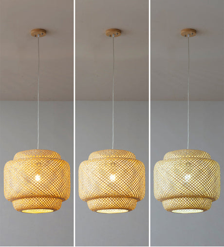 MAILANG Haruki Elegant Bamboo Ceiling Lamp from MAILANG