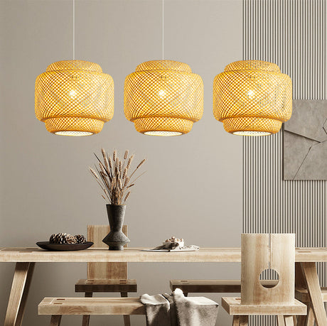 MAILANG Haruki Elegant Bamboo Ceiling Lamp from MAILANG