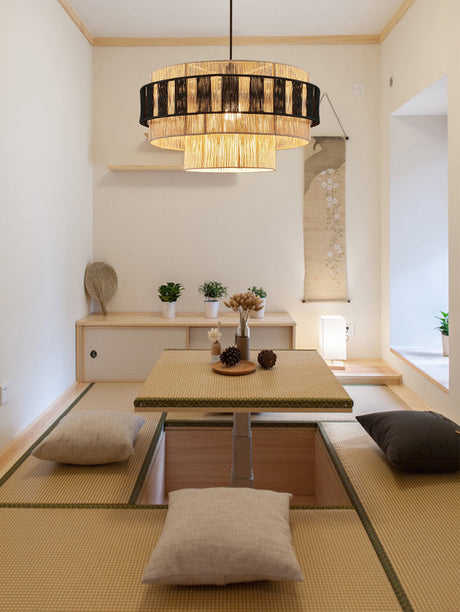 MAILANG Haruki Stylish Scandinavian Woven Ceiling Lamp from MAILANG