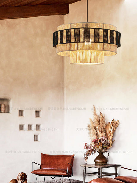 MAILANG Haruki Stylish Scandinavian Woven Ceiling Lamp from MAILANG