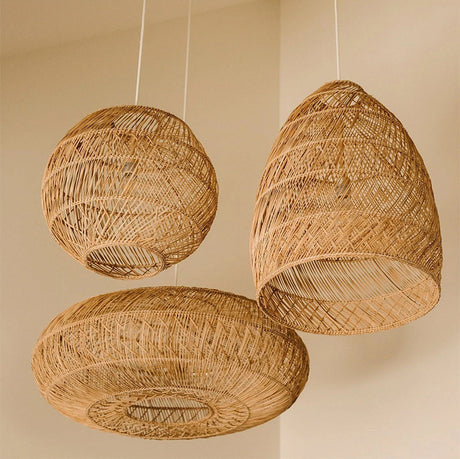 MAILANG Haruki Woven Design Rustic Ceiling Lamp from MAILANG