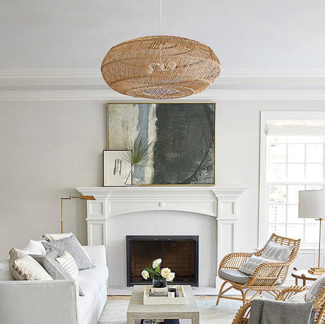 MAILANG Haruki Woven Design Rustic Ceiling Lamp from MAILANG