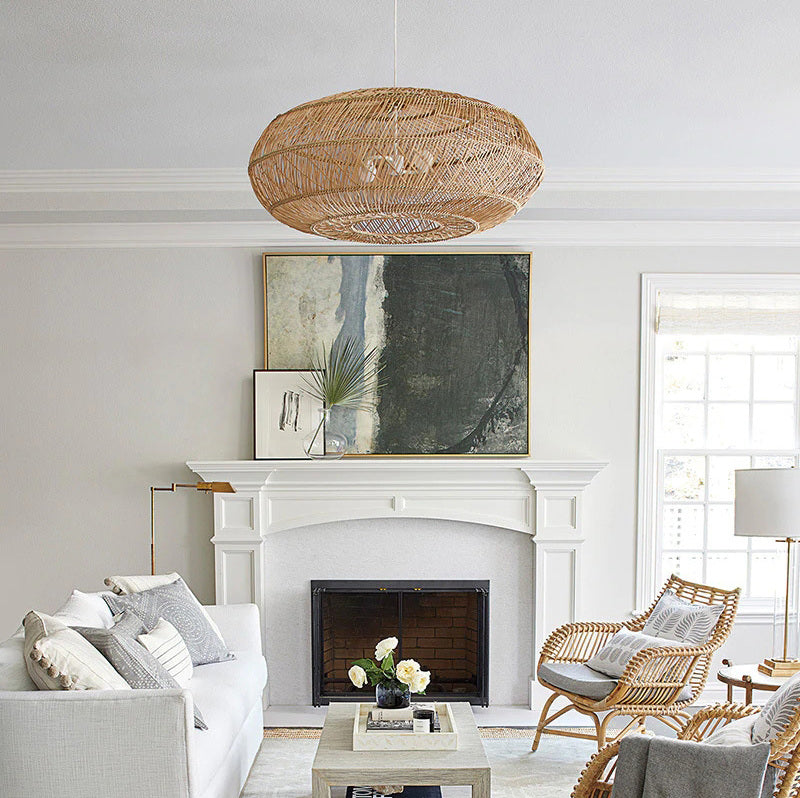 MAILANG Haruki Woven Design Rustic Ceiling Lamp from MAILANG