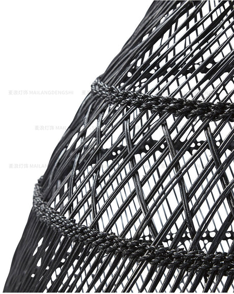 MAILANG Haruki Woven Design Rustic Ceiling Lamp from MAILANG