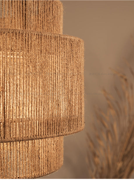 MAILANG Haruko Artistic Retro Woven Ceiling Lamp from MAILANG