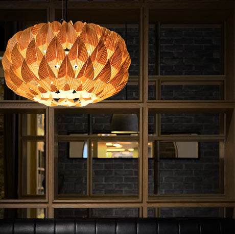 MAILANG Hiroshi Elegant Natural Wood Ceiling Lamp from MAILANG