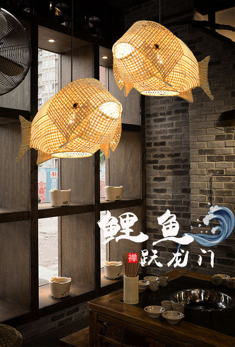 MAILANG Isolde Vibrant Bamboo Art Chandelier from MAILANG
