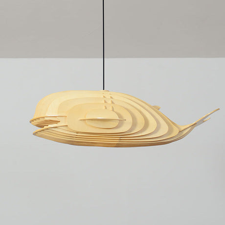 MAILANG Kenji Artistic Solid Wood Fish Chandelier from MAILANG