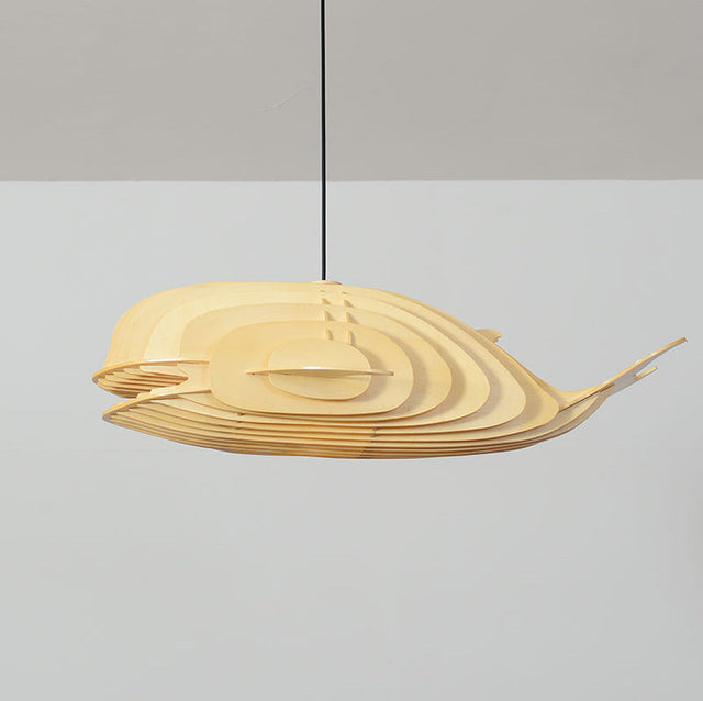 MAILANG Kenji Artistic Solid Wood Fish Chandelier from MAILANG