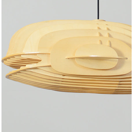 MAILANG Kenji Artistic Solid Wood Fish Chandelier from MAILANG