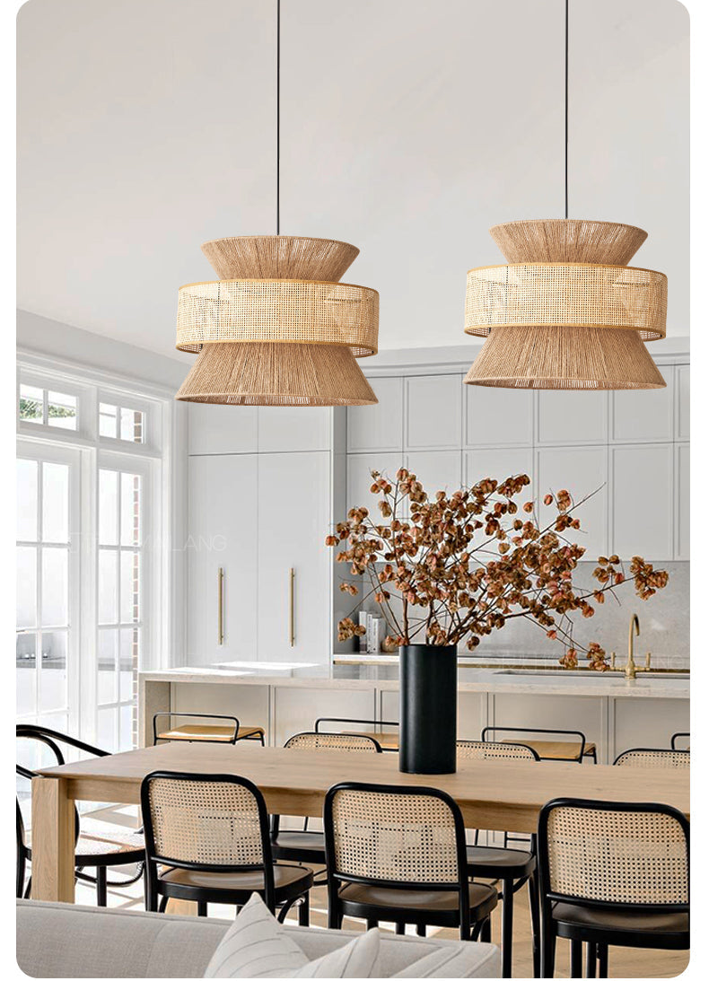 MAILANG Kenji Elegant Hemp Rope Chandelier from MAILANG