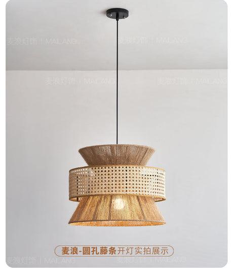 MAILANG Kenji Elegant Hemp Rope Chandelier from MAILANG