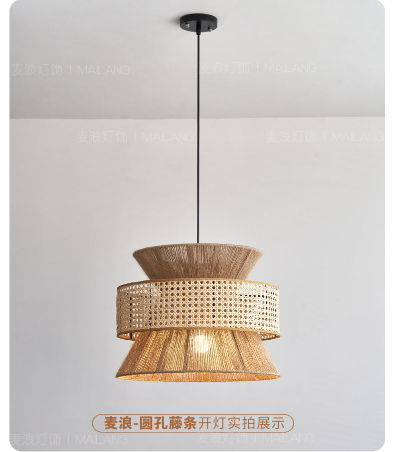 MAILANG Kenji Elegant Hemp Rope Chandelier from MAILANG