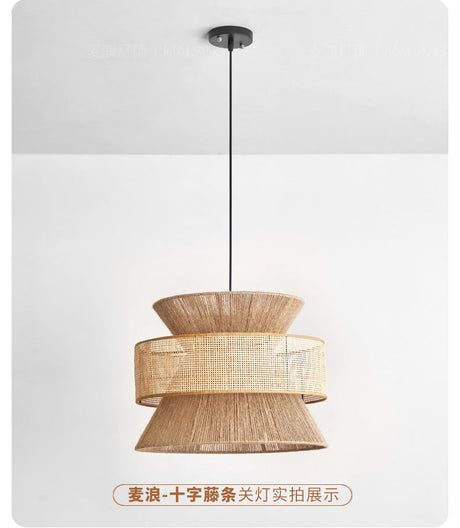 MAILANG Kenji Elegant Hemp Rope Chandelier from MAILANG