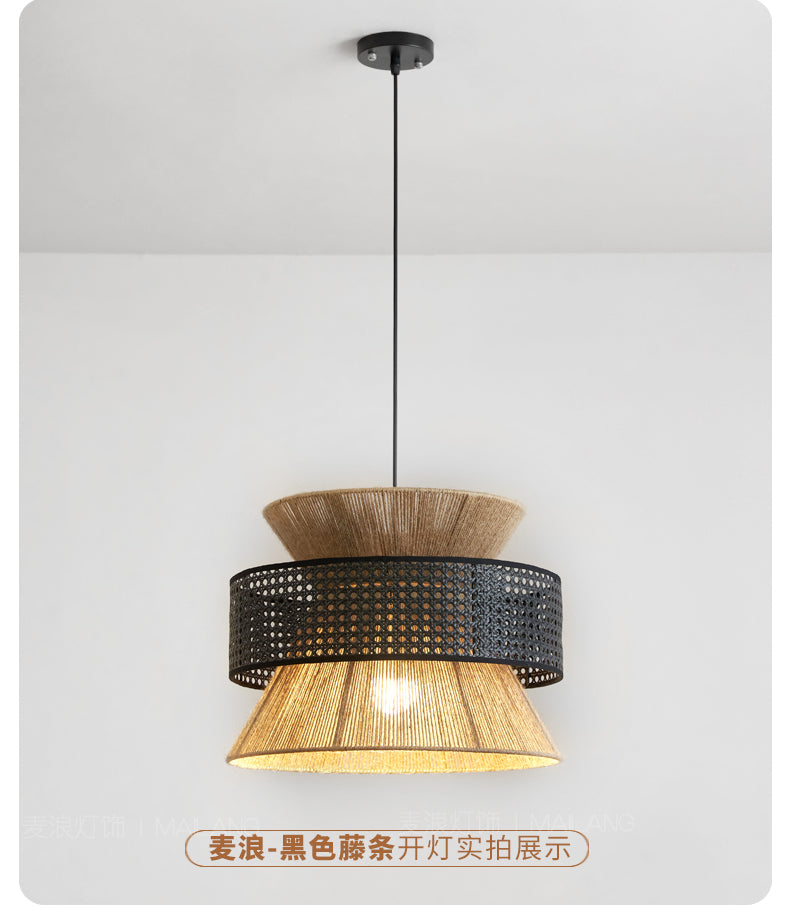 MAILANG Kenji Elegant Hemp Rope Chandelier from MAILANG