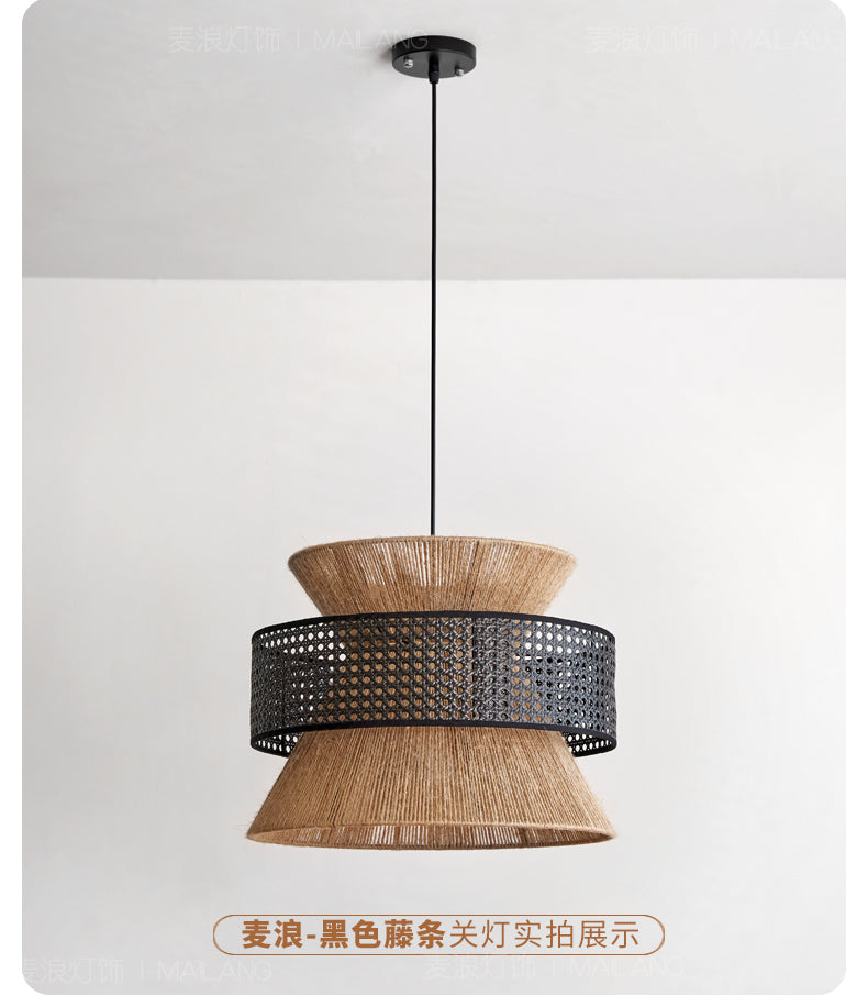 MAILANG Kenji Elegant Hemp Rope Chandelier from MAILANG