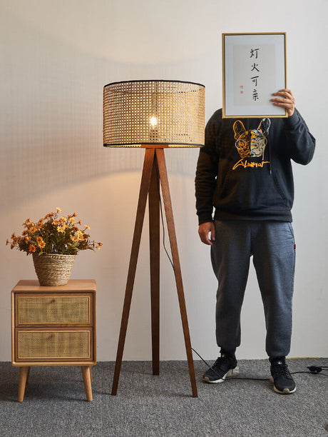 MAILANG Takayama Elegant Retro Bamboo Floor Light from MAILANG